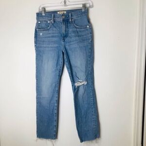 MADEWELL jeans women perfect vintage 25 petite blue